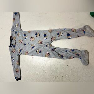 Festive Snowman Kids One Piece Pajama